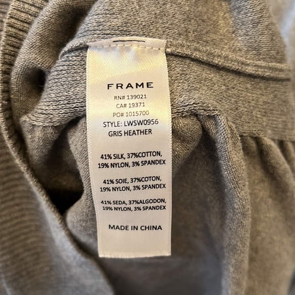 Frame size Small Gray Pullover Sweater - Picture 4 of 5